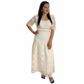 Dress - Beige Croshet