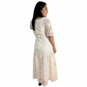 Dress - Beige Croshet