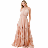 Dress - Pleated Maxi